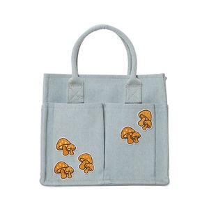 Blue tote bag